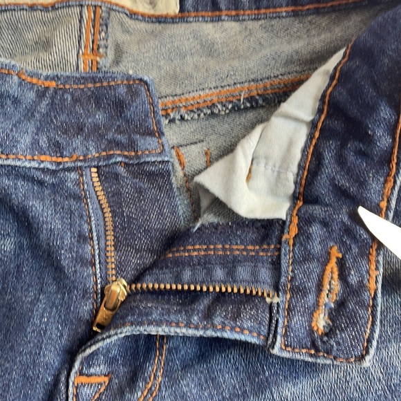 Free People Artisan Delux Patch Boho Jeans Sz 24 - Picture 9 of 11